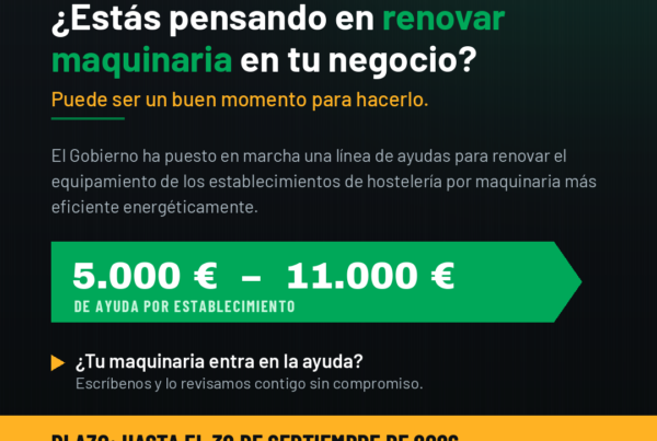 ¿Estás pensando en renovar maquinaria en tu negocio?